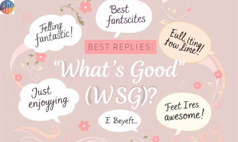 250+ Best Replies To “What’s Good (WSG)”