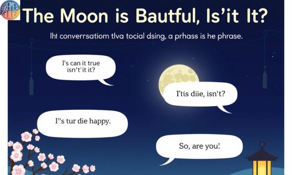 How to Use “The Moon is Beautiful, Isn’t It?” in Conversation