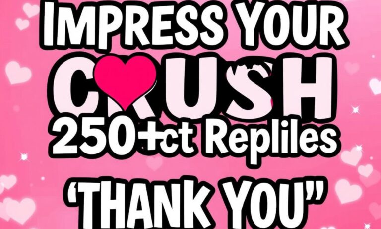 Impress Your Crush with 250+ Perfect Replies to “Thank You”